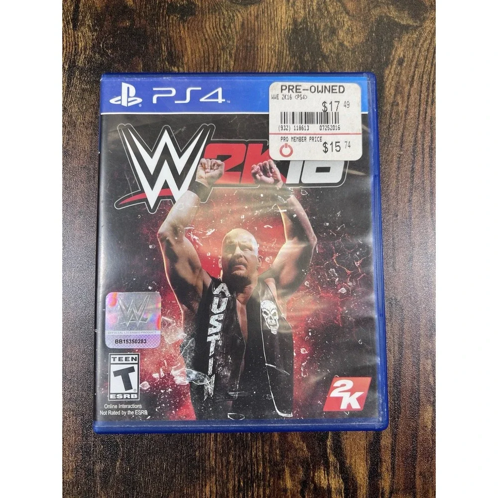 WWE 2K16 (Sony PlayStation 4, PS4) Complete